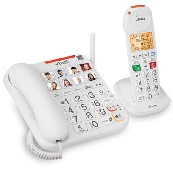 VTech SN5147 Amplified Corded/Cordless , Answering system / BLUETOOTH - Picture 1 of 8